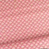 Tissu coton Palopa motif écailles rose