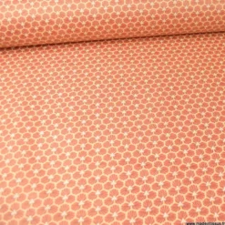 Tissu coton Riad Enduit coloris Bruschetta Oeko tex