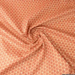 Tissu coton Riad Enduit coloris Bruschetta Oeko tex