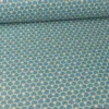 Tissu coton Riad Enduit coloris pétrole Oeko tex
