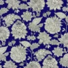 Tissu coton Sharma motif fleurs Indiennes bleu - OEKO TEX