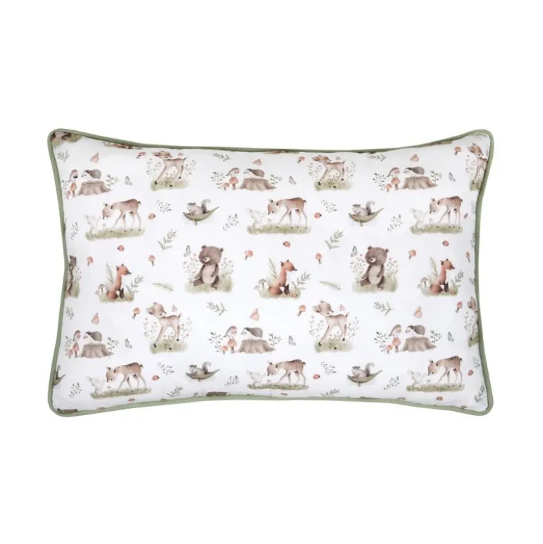 Tissu coton Sleepy motif animaux naturel - OEKO TEX