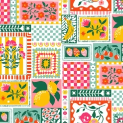 Tissu coton Smoothie multicouleurs - OEKO TEX