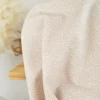 Tissu coton Tassi motif petit pois fond Galet - OEKO TEX