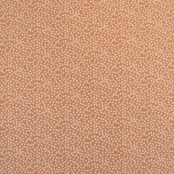 Tissu coton Tassi motif petit pois fond caramel - OEKO TEX