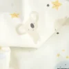 Tissu Coton Zipopo mixte motif koalas et hippopotames - OEKO TEX