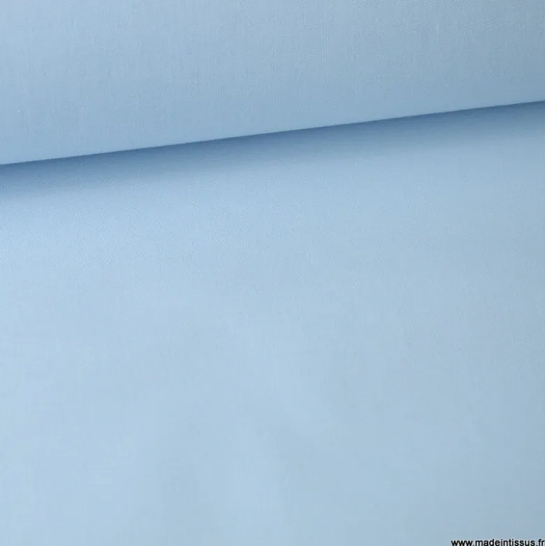 Tissu cretonne coton BLEUCIEL-oekotex