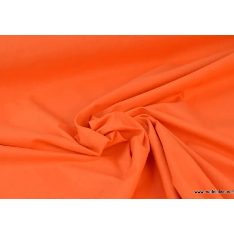 Tissu cretonne coton Citrouille - OEKO TEX