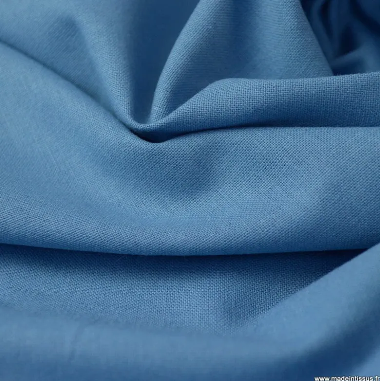 Tissu cretonne coton Denim - OEKO TEX