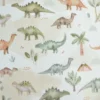 Tissu cretonne coton Dinzo motif dinosaures -OEKO TEX
