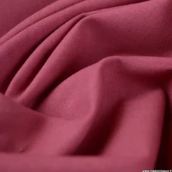 Tissu cretonne coton Framboise - OEKO TEX