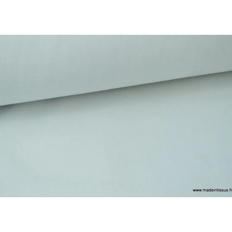 Tissu cretonne coton Gris Nuage - OEKO TEX