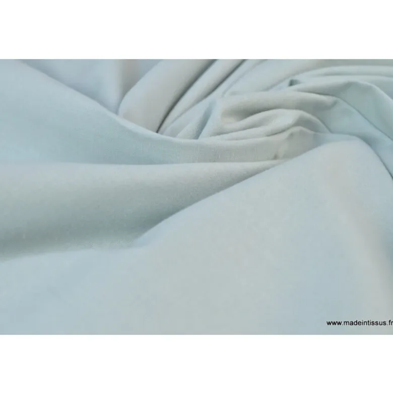 Tissu cretonne coton Gris Nuage - OEKO TEX
