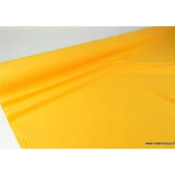 Tissu cretonne coton jaune Soleil - OEKO TEX