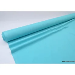 Tissu cretonne coton Lagon turquoise - OEKO TEX