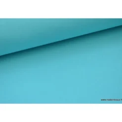 Tissu cretonne coton Lagon turquoise - OEKO TEX