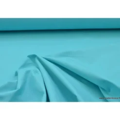 Tissu cretonne coton Lagon turquoise - OEKO TEX