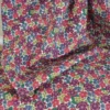 Tissu cretonne coton Marica fleurs violettes fond écru - OEKO TEX