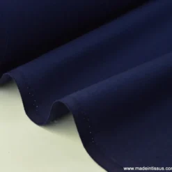 Tissu cretonne coton marine - OEKO TEX