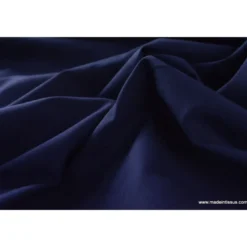 Tissu cretonne coton marine - OEKO TEX