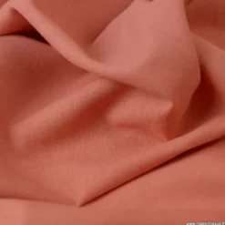 Tissu cretonne coton Marsala - OEKO TEX