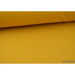 Tissu cretonne coton Moutarde - OEKO TEX