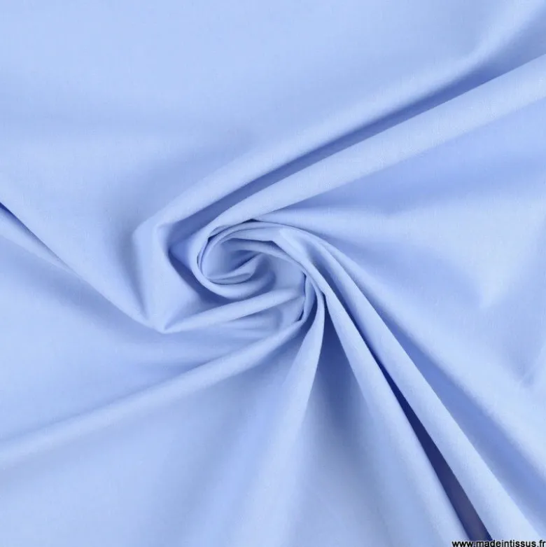 Tissu cretonne coton Myosotis - OEKO TEX