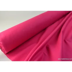 Tissu cretonne coton OEKO TEX fuchsia