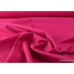 Tissu cretonne coton OEKO TEX fuchsia