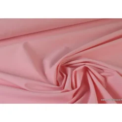 Tissu cretonne coton OEKO TEX rose Dragée