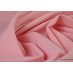 Tissu cretonne coton OEKO TEX rose Dragée