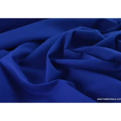 Tissu cretonne coton OEKO TEX bleu royal