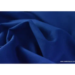 Tissu cretonne coton OEKO TEX bleu royal