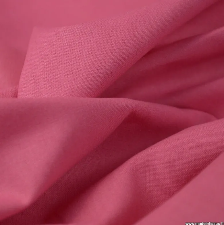 Tissu cretonne coton Orchidée - OEKO TEX
