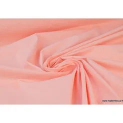 Tissu cretonne coton Peche - OEKO TEX