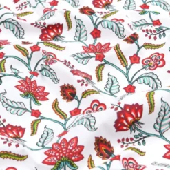 Tissu cretonne coton Persane motifs fleurs - OEKO TEX