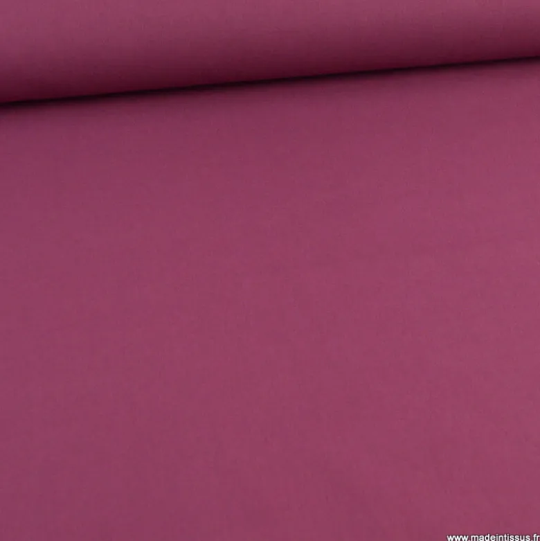 Tissu cretonne coton Purple (prune) - OEKO TEX