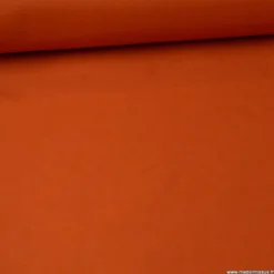 Tissu cretonne coton Rouille - OEKO TEX