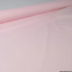 Tissu cretonne coton uni OEKO TEX ROSE PALE