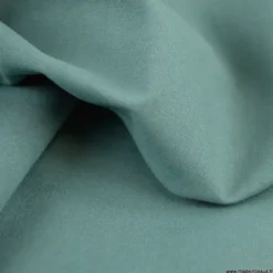 Tissu cretonne coton vert thym - OEKO TEX