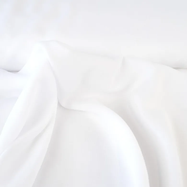 Tissu crêpe georgette Blanc