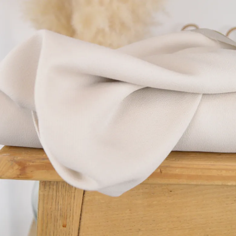 Tissu crêpe Marocain - Beige