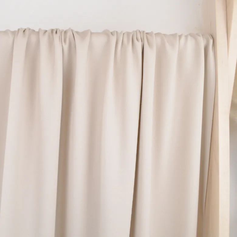 Tissu crêpe Marocain - Beige