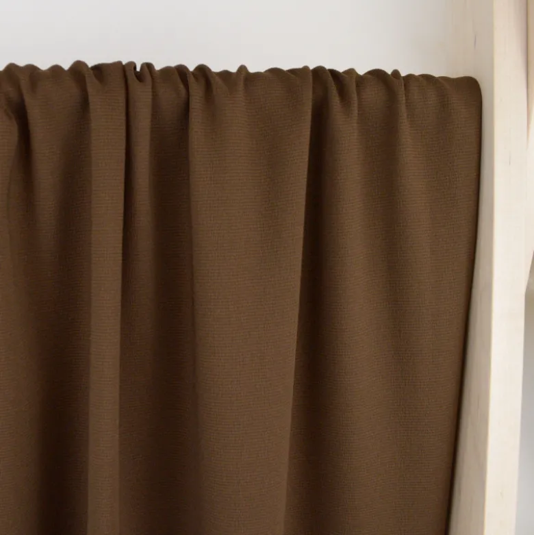 Tissu crêpe Marocain - Marron