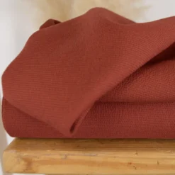 Tissu crêpe Marocain - Terracotta