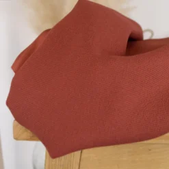 Tissu crêpe Marocain - Terracotta