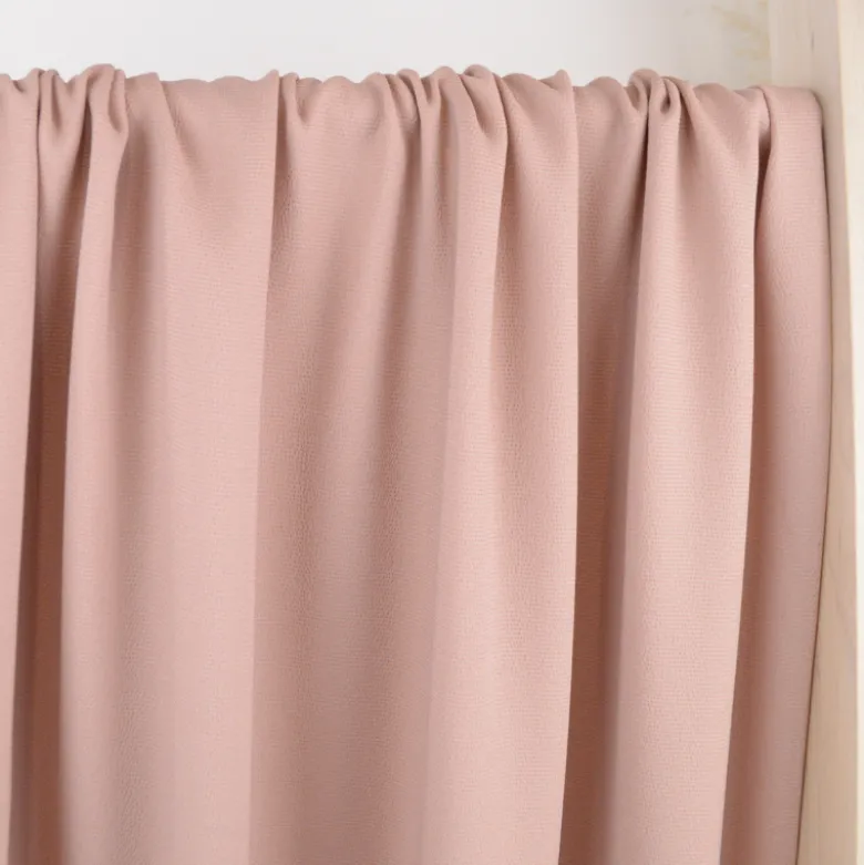 Tissu crêpe Marocain - Vieux Rose