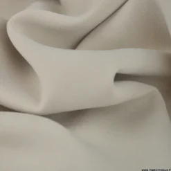 Tissu crêpe mi-lourd coloris Beige - OEKO TEX