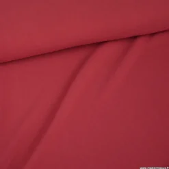 Tissu crêpe mi-lourd coloris Bordeaux - OEKO TEX