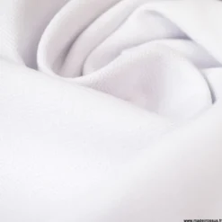 Tissu demi natté coton blanc 145cm